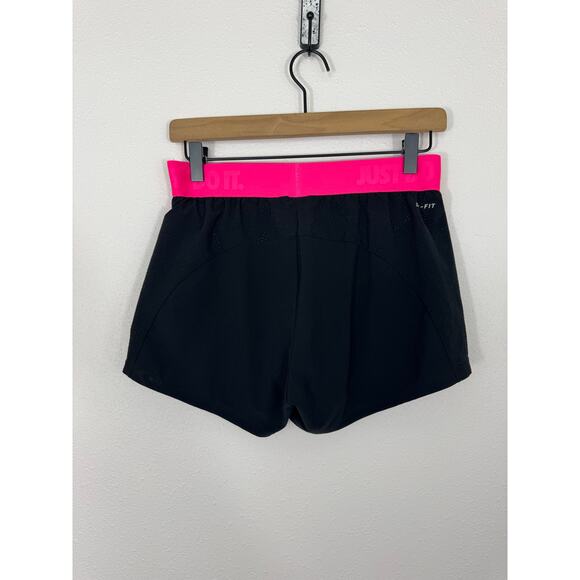 Nike Dri-FIT Just Do It Running Shorts Black Pink Size XS - Picture 5 of 7